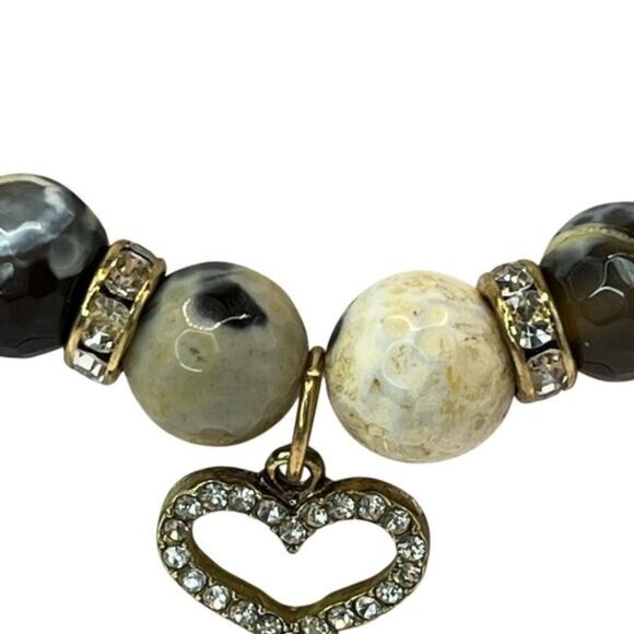 Genuine Stone Stretch Bracelet - Picture 3 of 5